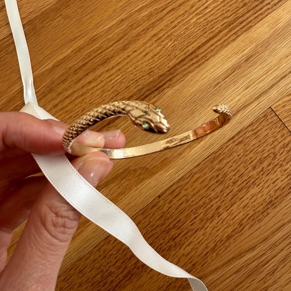 Medusa Halloween costume snake bracelet